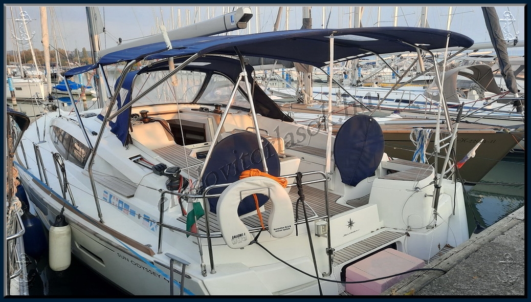 Eladó Jeanneau Sun Odyssey 41DS vitorlás a Balatonon, kikötőhely opcióval: http://eladovitorlasok.hu