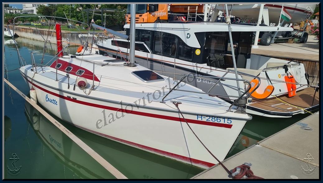 Eladó Avar 29 vitorlás a Balatonon: http://eladovitorlasok.hu