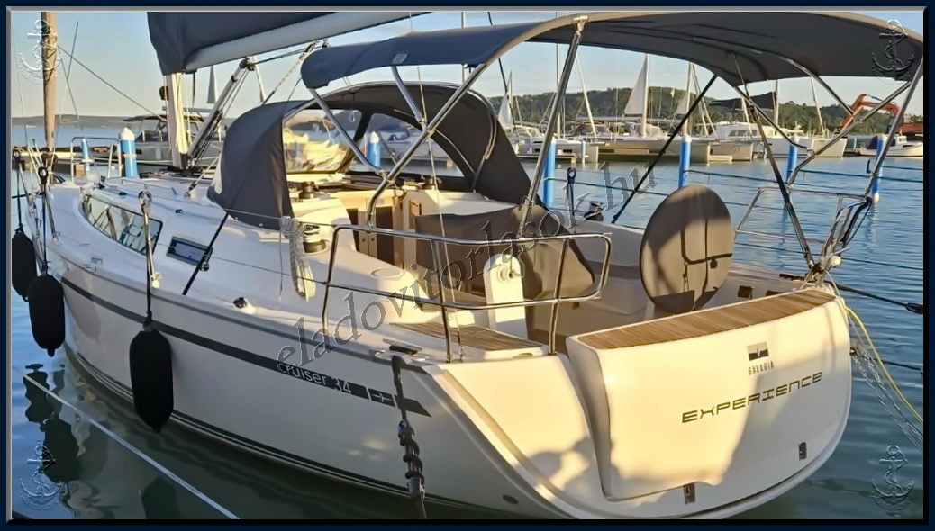 Eladó Bavaria 34 Cruiser vitorlás a Balatonon https://eladovitorlasok.hu