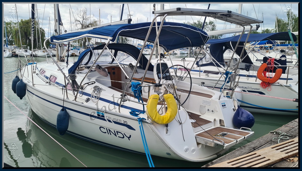 Eladó Bavaria 35 Cruiser vitorlás a Balatonon https://eladovitorlasok.hu