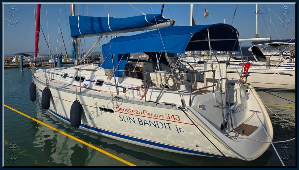 Eladó Beneteau Oceanis 343 vitorlás a Balatonon https://eladovitorlasok.hu
