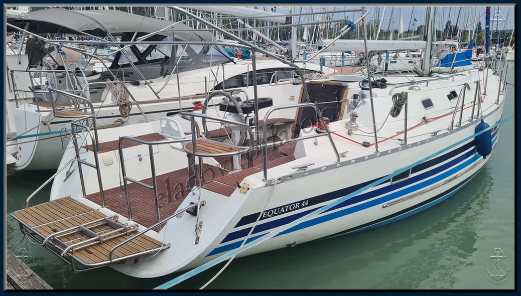Eladó Equator 44 vitorlás a Balatonon https://eladovitorlasok.hu