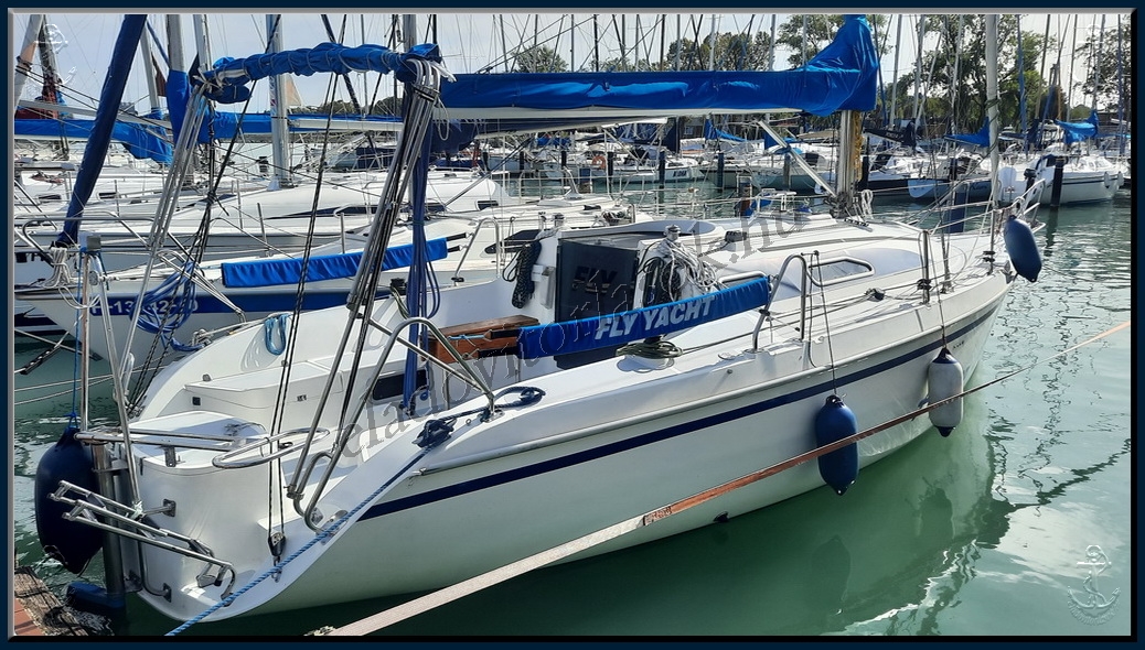 Eladó Fly 28 vitorlás a Balatonon https://eladovitorlasok.hu