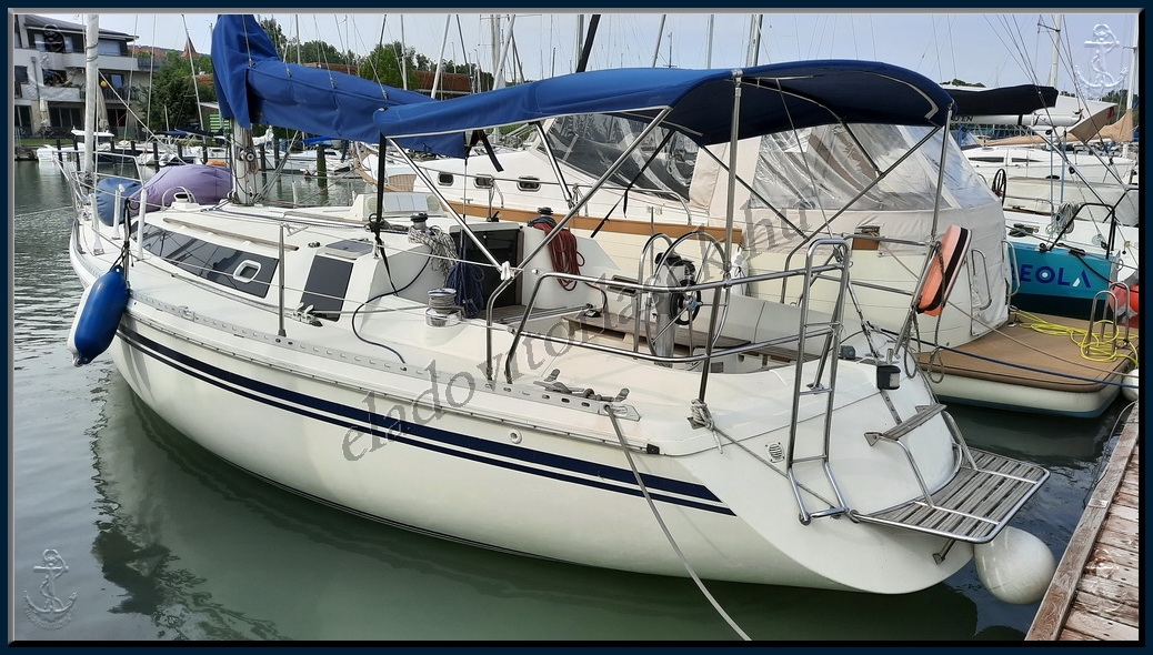 Eladó Gib Sea 36 vitorlás a Balatonon https://eladovitorlasok.hu