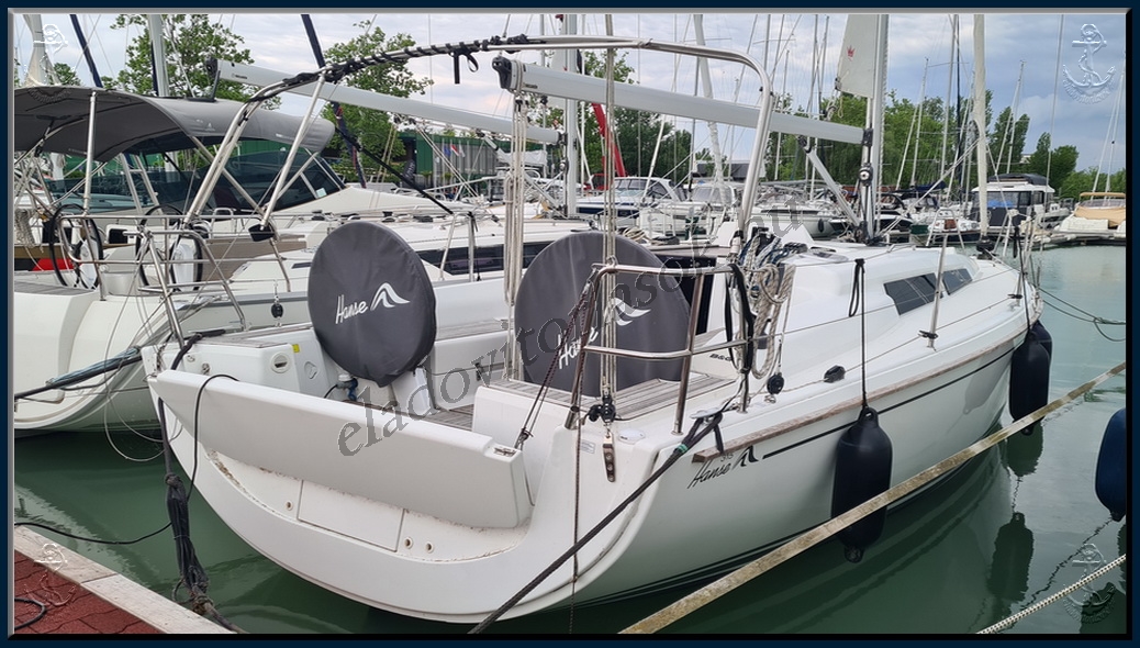 Eladó Hanse 315 vitorlás a Balatonon https://eladovitorlasok.hu
