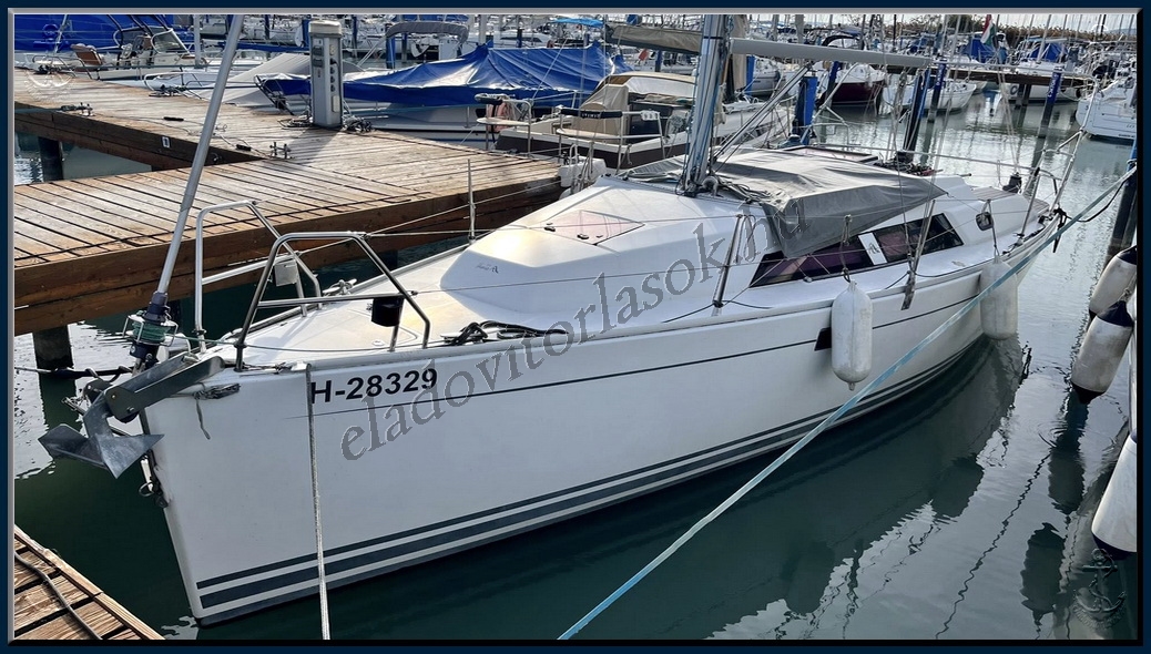 Eladó Hanse 320 vitorlás a Balatonon https://eladovitorlasok.hu