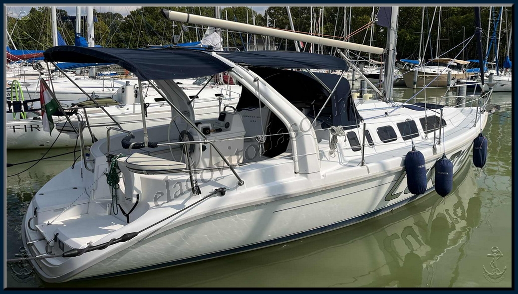 Eladó Hunter 310 vitorlás a Balatonon https://eladovitorlasok.hu
