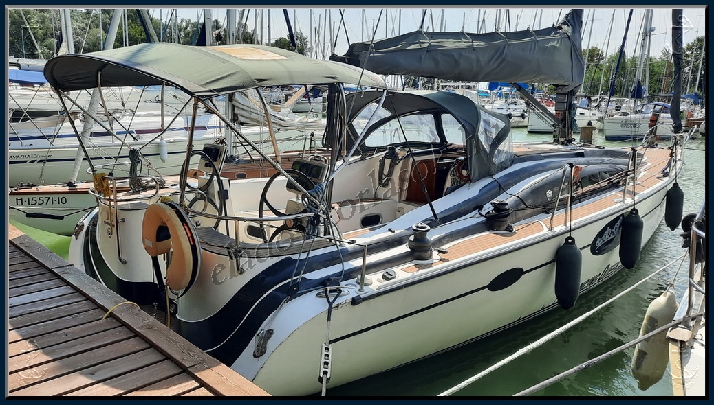 Eladó Speeder 40 vitorlás a Balatonon https://eladovitorlasok.hu